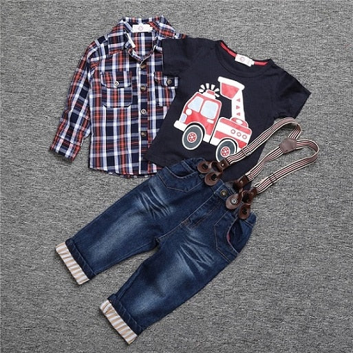 Boys' Casual Clothes Set with O-Neck - Wnkrs