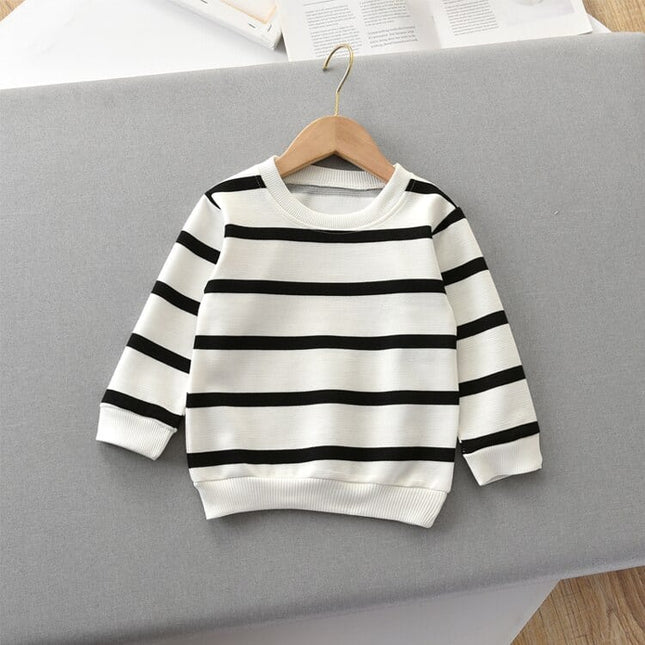 Casual Striped Long Sleeve Top - Wnkrs