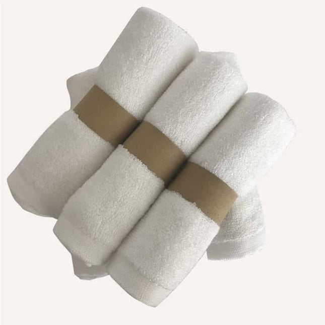 White Bamboo Baby Towels 6 pcs Set - wnkrs