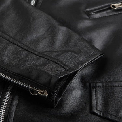 Men's Classic Style Biker Jacket - Wnkrs