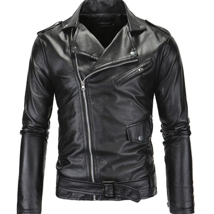 Men's Classic Style Biker Jacket - Wnkrs