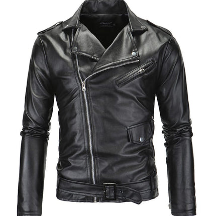 Men's Classic Style Biker Jacket - Wnkrs