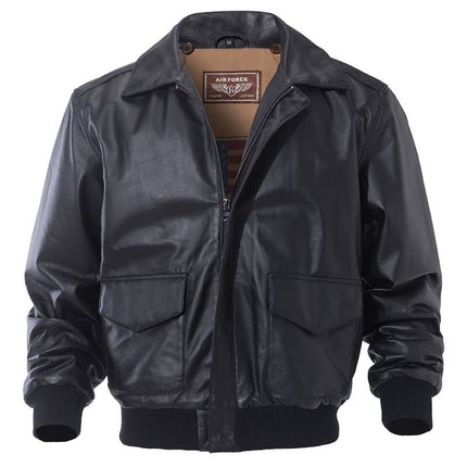 Classic Aviator Leather Jacket - Wnkrs