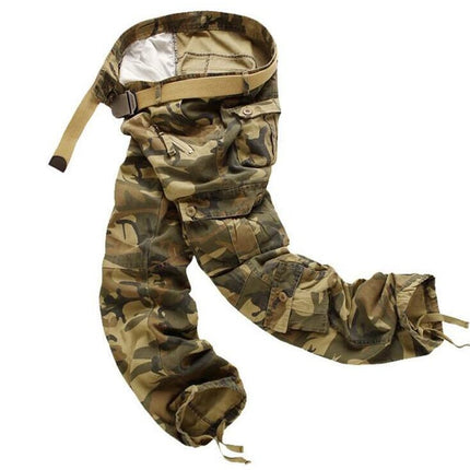 Comfortable Loose Cotton Men's Cargo Pants - Wnkrs