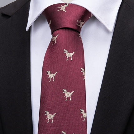 Men's Dinosaurs Patterned Tie - Wnkrs