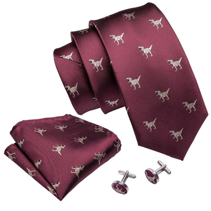 Men's Dinosaurs Patterned Tie - Wnkrs