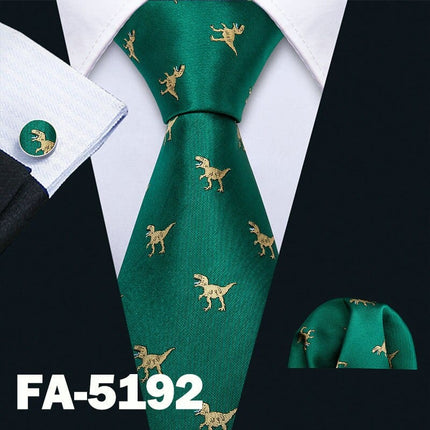 Men's Dinosaurs Patterned Tie - Wnkrs