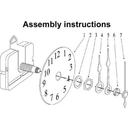 Mechanism Quartz Wall Clock - wnkrs