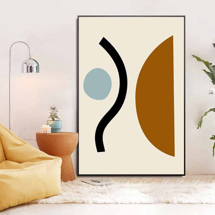 Abstract Geometric Canvas Painting - wnkrs