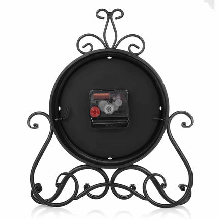 Antique Style Bronze Iron Table Clock - Wnkrs