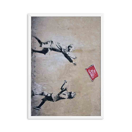 Abstract Wall Art Canvas Banksy Style - wnkrs