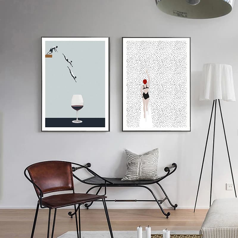 Abstract Wall Art Pictures For Living Room