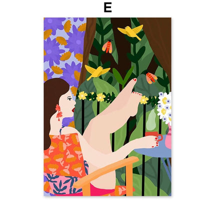 Abstract Fashion Vintage Canvas Poster - wnkrs