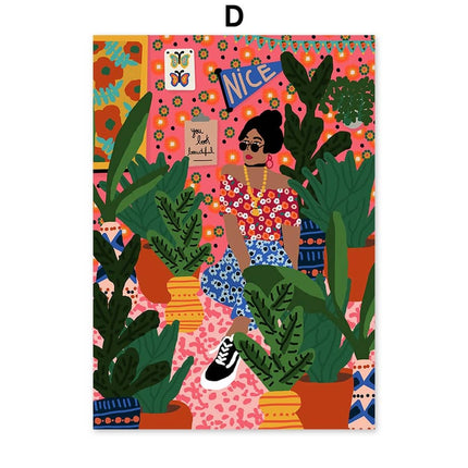 Abstract Fashion Vintage Canvas Poster - wnkrs