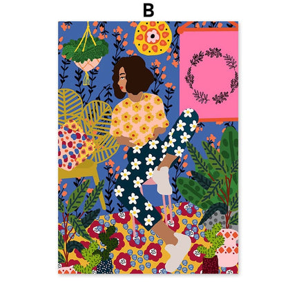 Abstract Fashion Vintage Canvas Poster - wnkrs