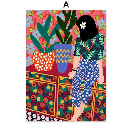 Abstract Fashion Vintage Canvas Poster - wnkrs