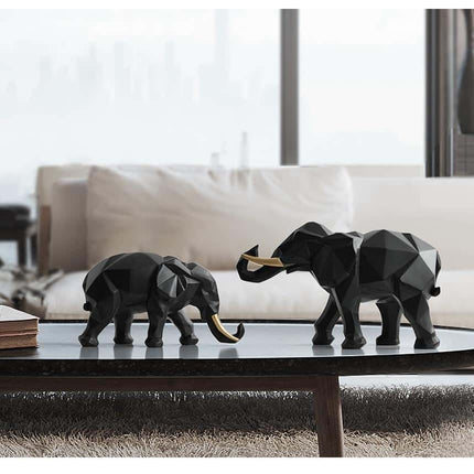 Abstract Elephant Figurines - wnkrs