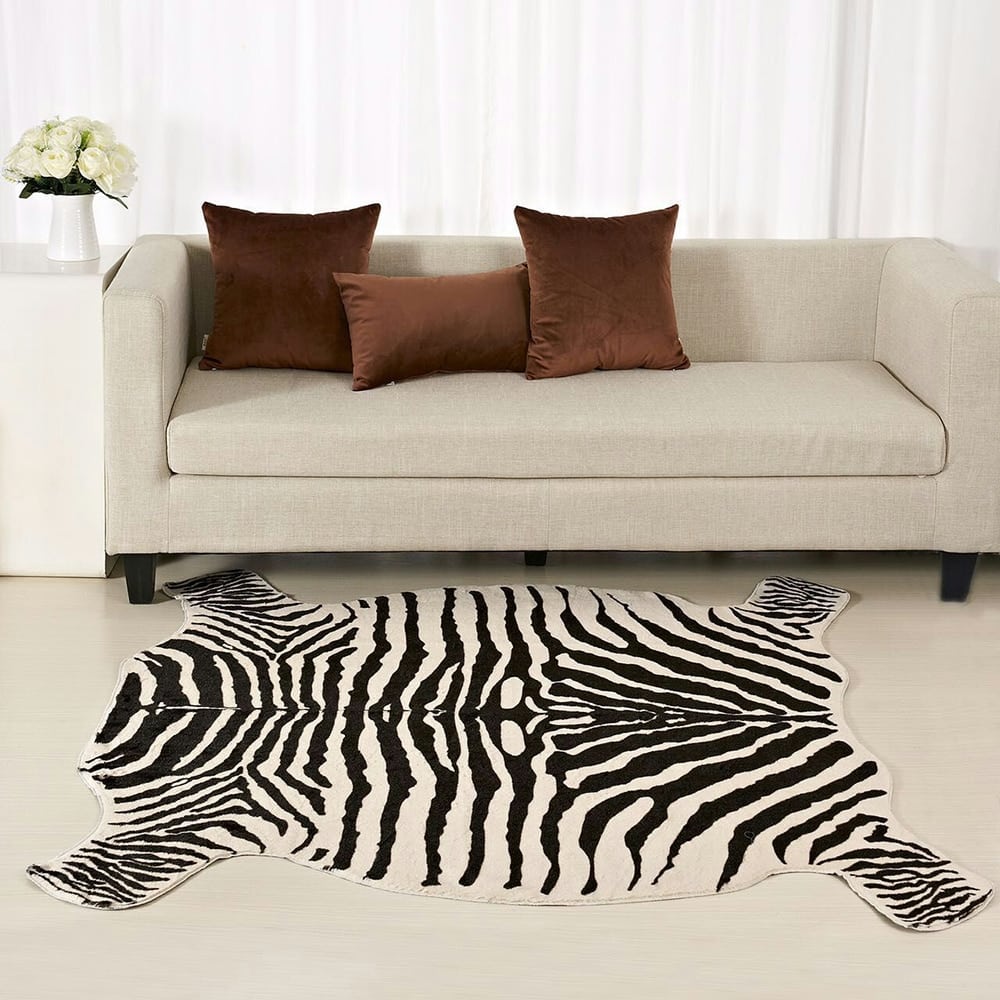 Animal Skin Style Printed Rug