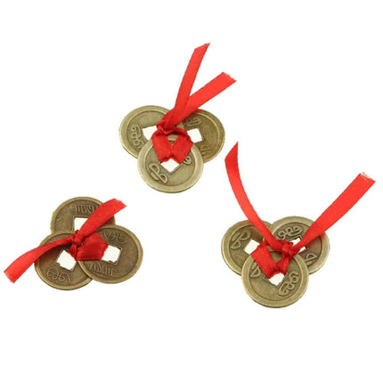 Ancient Feng Shui Brass Lucky Coins Set - wnkrs