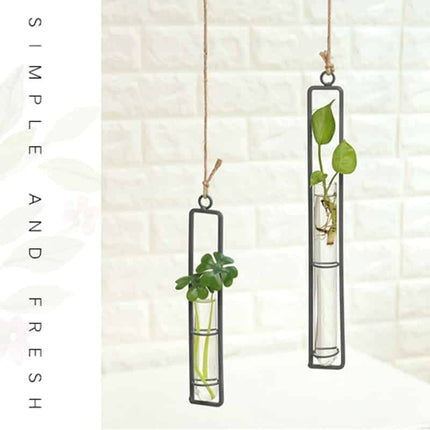 Wrough Iron Slim Hanging Flower Pot - Wnkrs