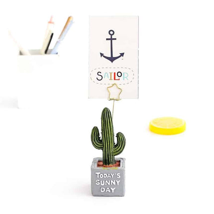 Cute Cactus Photo Holder - Wnkrs