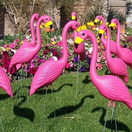 Artificial Flamingo Garden Ornament - wnkrs
