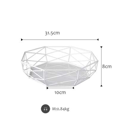 Wrough Iron Storage Basket - Wnkrs