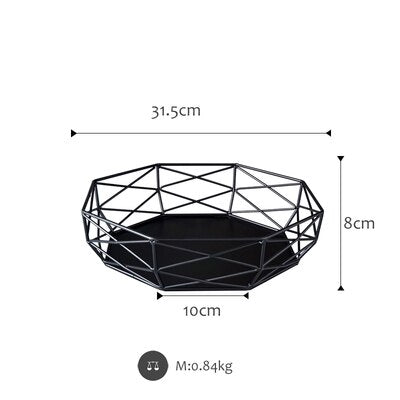 Wrough Iron Storage Basket - Wnkrs