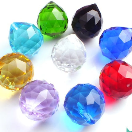 Colorful Faceted Crystal Prisms Set - wnkrs