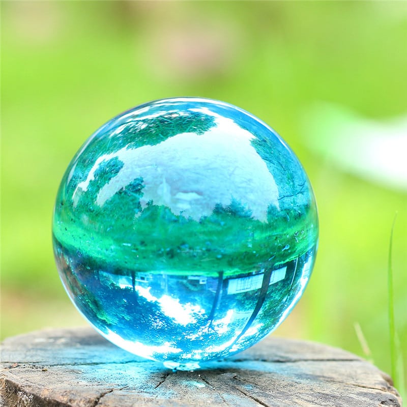 4 cm Sky Blue Crystal Ball