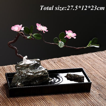 110V/220V Indoor Floral Feng Shui Water Fountain - wnkrs