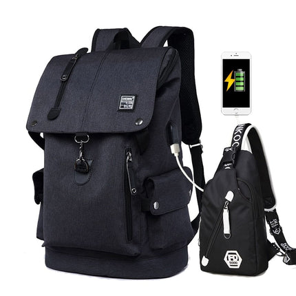 Men's Oxford Cloth Backpack - Wnkrs