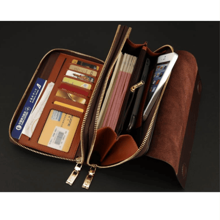 Oil Wax Leather Wallet for Men - Wnkrs