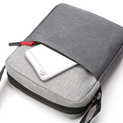 Men's Dual Tone Waterproof Messenger Bag - Wnkrs