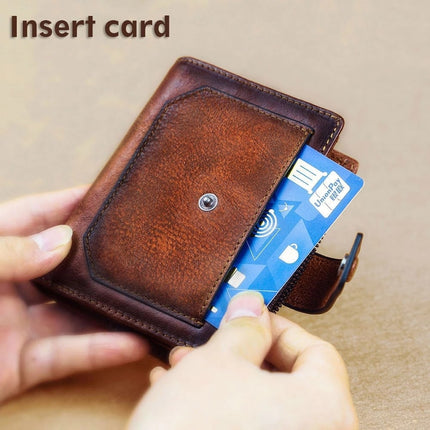 Men's Multifunctional Leather Wallet - Wnkrs