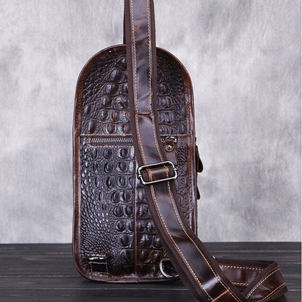 Crocodile Leather Crossbody Bag - Wnkrs