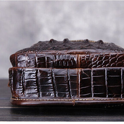 Crocodile Leather Crossbody Bag - Wnkrs