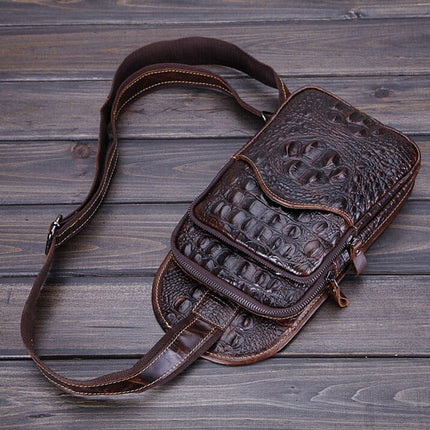 Crocodile Leather Crossbody Bag - Wnkrs