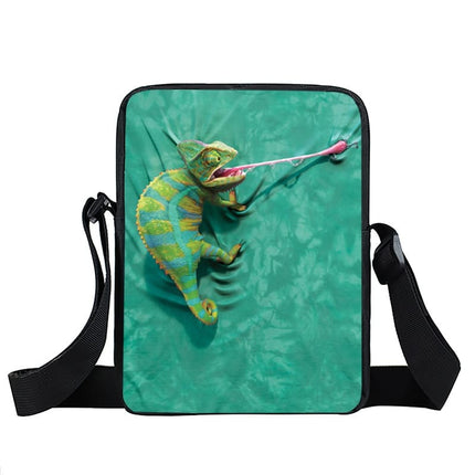 Messenger Bag With Frog Print - Wnkrs