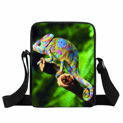 Messenger Bag With Frog Print - Wnkrs