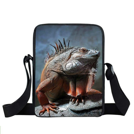 Messenger Bag With Frog Print - Wnkrs