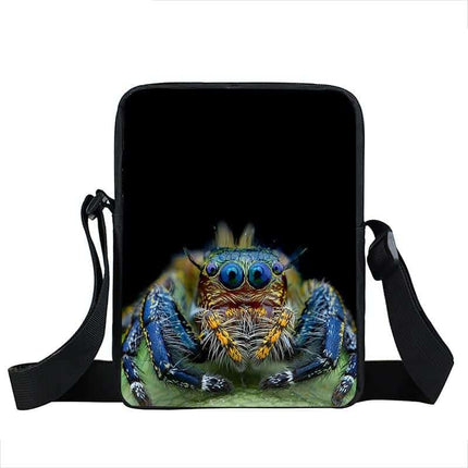 Messenger Bag With Frog Print - Wnkrs