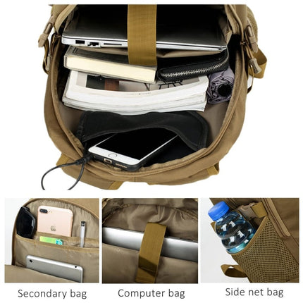 USB Charging Military Style Backpack - Wnkrs