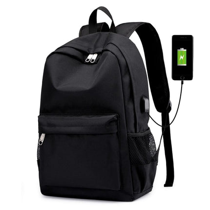 Men's Basic Backpack with USB Charging - Wnkrs