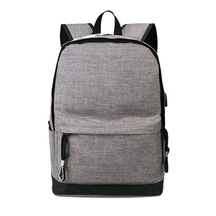 Men's Basic Backpack with USB Charging - Wnkrs