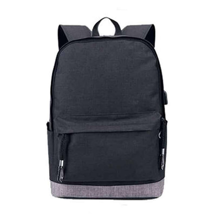 Men's Basic Backpack with USB Charging - Wnkrs