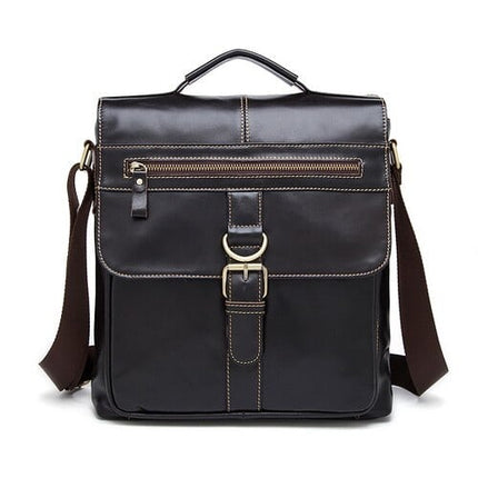 Men's Leather Crossbody Bag - Wnkrs