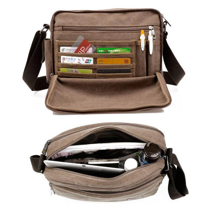 Waterproof Canvas Men's Shoulder Bags - Wnkrs