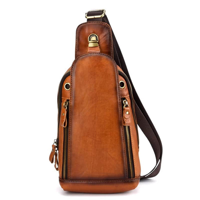 Vintage Men's Genuine Leather Backpack - Wnkrs