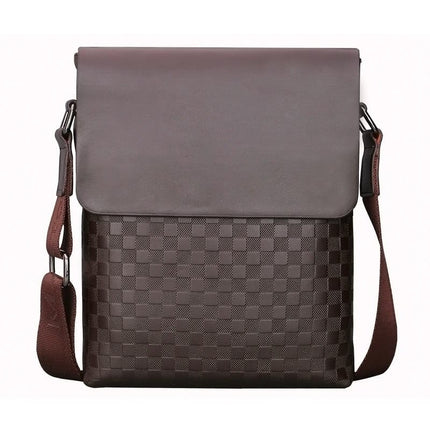 Men's Checked Shoulder Bag - Wnkrs